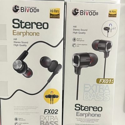 Bivoob FX02 Handsfree Stereo Earphone Hifi Stereo Sound High Quality